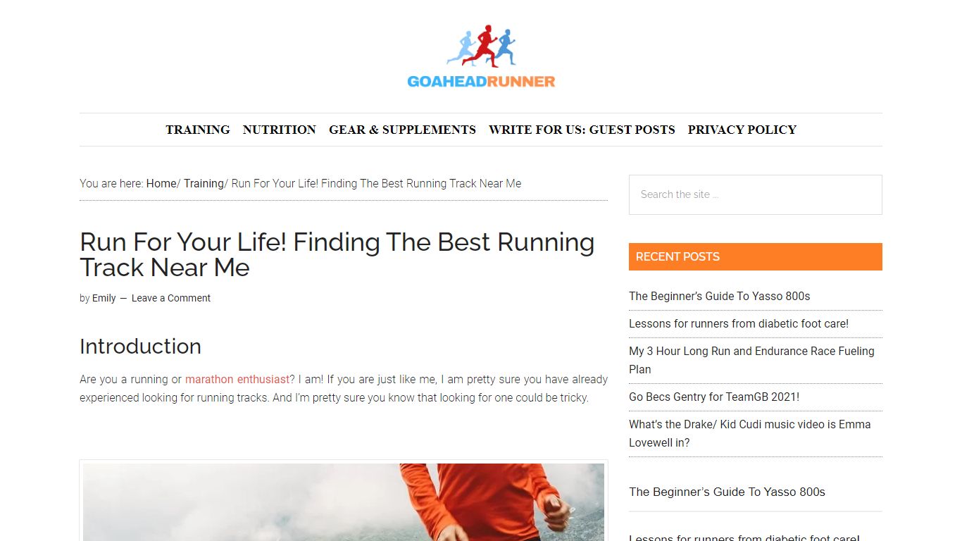 Run For Your Life! Finding The Best Running Track Near Me - GoAheadRunner